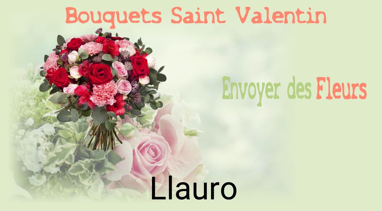 Roses de Saint-Valentin livrées à Llauro